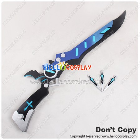 Elsword Cosplay Dread Lord Chiliarch Gun Blade Dagger