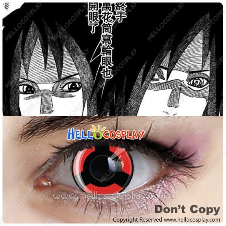Naruto Cosplay Uchiha Izuna Sharingan Contact Lense