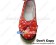 Red With White Polka Dots Ankle Strap Lolita Shoes