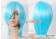 Blue 007 Short Cosplay Wig