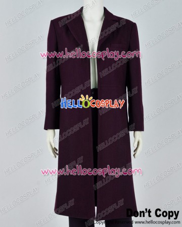 Doctor The Bells Of Saint John Cosplay Dr 11th Trench Coat Costume