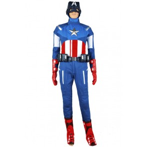 The Avengers Captain America Steve Rogers Uniform Cosplay Costume