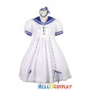 Gothic Lolita Costumes White Dress