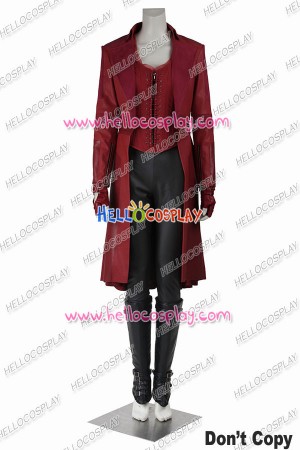 Captain America Civil War Wanda Maximoff Scarlet Witch Cosplay Costume Uniform