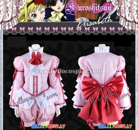 Black Butler Cosplay Elisabeth Midford Costume Pink