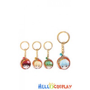 Kuroko No Basket Cosplay Accessories Key Ring Badge Phone Chain