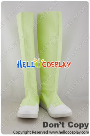 Digimon Cosplay Inoue Miyako Light Green Boots