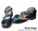 Dark Blue Bows Ruffle Sweet Chunky Princess Lolita Shoes