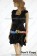 Party Cosplay Black Cape Lady Sling Dress Uniform Costume