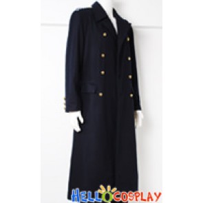 Black Grey 5 Captain Jack Harkness Wool Trench Coat