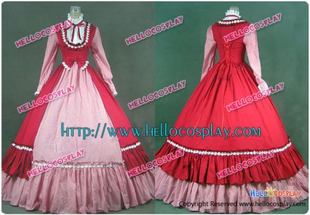 Victorian Gothic Lolita Ball Gown Prom Steampunk Dress