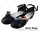 Black Alice Flower Ankle Strap Chunky Sweet Lolita Shoes