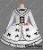 Gothic Lolita Punk Classic Sailor Collar White Dress