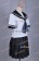 Black Rock Shooter Costume Mato Kuroi School Girl Uniform