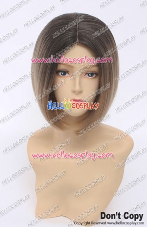 Haikyū Cosplay Kenma Kozume Wig Short Gradual Change Brown