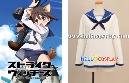 Strike Witches Cosplay Yoshika Miyafuji Costume