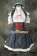 Maid Cosplay Red Ribbon Dress Sweet Costume