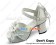 White Bow Shoelaces Decoration Chunky Princess Lolita Shoes