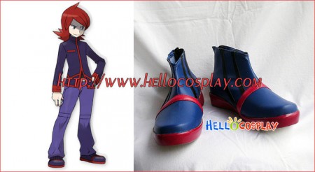Pokemon Cosplay Silver Shoes Blue