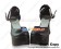 Black Ankle Straps Ruffle Chunky Sweet Lolita Queen Shoes