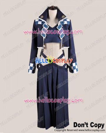 Brave Ten Cosplay Rokuro Unno Blue Uniform Costume