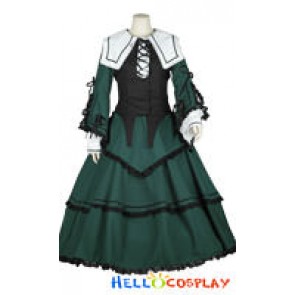 Rozen Maiden Jade Stern Cosplay Costume Lolita Dress
