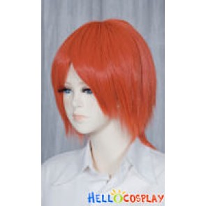 Orange Red Short Cosplay Wig