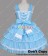 Sweet Lolita Gothic Punk Jumper Skirt Blue Dress