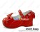 Mirror Red Detachable Bow Platform Sweet Lolita Shoes