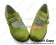 Creamy Yellow Double Straps Low Chunky Sweet Lolita Shoes