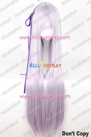 Re Zero Starting Life in Another World Emilia Cosplay Wig