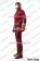 The Flash Barry Allen Cosplay Costume Red Leather Uniform Upgraded Version