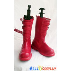 One Piece Cosplay Perona Princess Boots Red