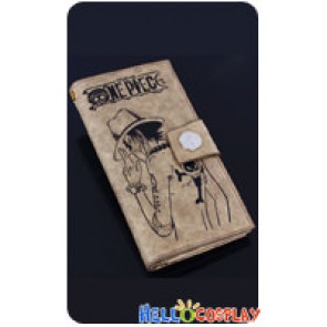 One Piece Cosplay Portgaz D Ace Long Wallet