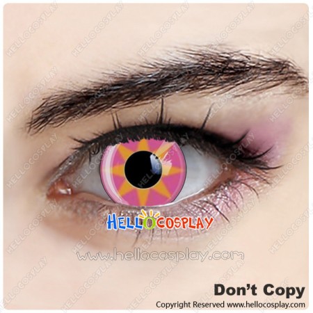 Pink Stars Cosplay Contact Lense