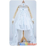 Chobits Cosplay Clamp Chii Elda White Formal Dress Costume