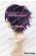 Wig 30CM Cosplay Purple Black Universal Short Layered