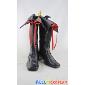 AKB0048 Cosplay Shoes Black Boots