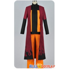 Naruto Cosplay Naruto Uzumaki Cape Uniform Costume