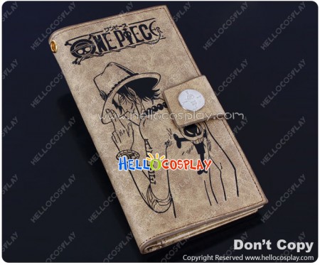 One Piece Cosplay Portgaz D Ace Long Wallet