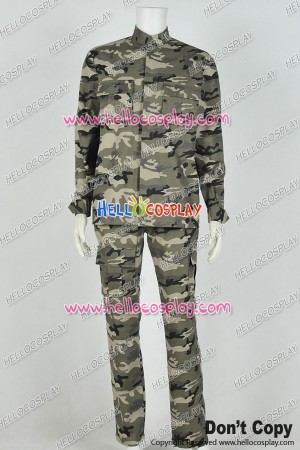 Aliens Movie Corporal Dwayne Hicks Cosplay Costume Camouflage Uniform