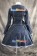 Lolita Gothic Dress Navy Cosplay Costume Classical