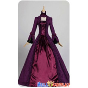 Victorian Lolita Reenactment Stage Brocade Gothic Lolita Dress