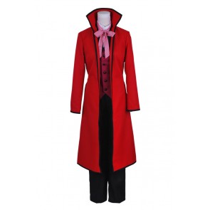 Black Butler Kuroshitsuji Grell Sutcliff Cosplay Costume