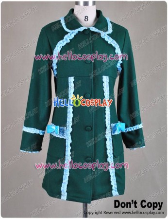 Lolita A-Line Green Coat Classic Version