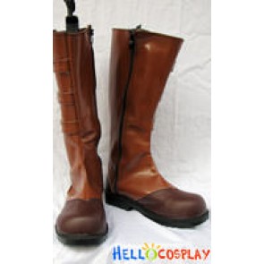 Devil May Cry 4 Cosplay Nero Brown Boots