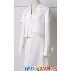 Twilight New Moon Costume Alice Cullen White Coat Suit