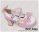Pink White Bow Crossing Straps Chunky Princess Lolita Shoes
