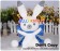 Vocaloid Cosplay 2014 Snow Miku Cute Rabbit Blue Ver Plush Doll