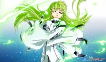 Code Geass C.C. Cosplay Costume